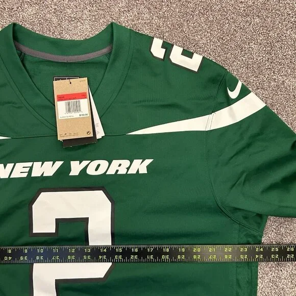 Nike New York Jets Football Jersey NFL #2 Wilson Men's Size L - Large - NWT $130 - Picture 8 of 16